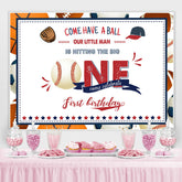 Schlagen Der Groß Eins Glücklich Geburtstag Hintergrund Für Junge